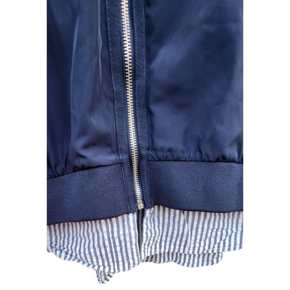 Zara Basic Navy Jacket Xs - image 4